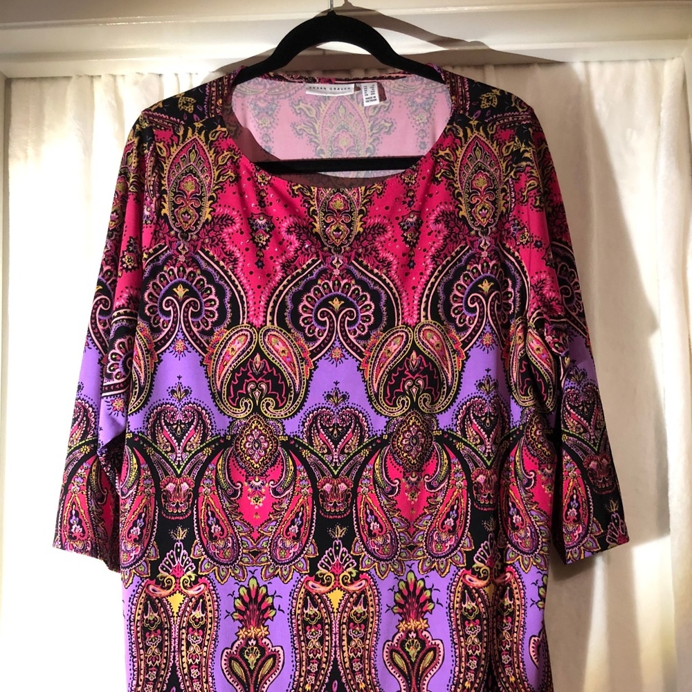 Susan Graver Boho Tunic.  Amazing colors!